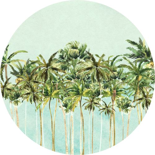 Komar Sticker Dots Coconut Trees