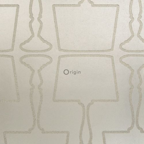 Origin Wallcoverings Behang Lampen Beige - 52 Cm X 10,05 M - 307151