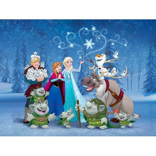 Disney Fotobehang Frozen Blauw - 360 X 270 Cm - 600580