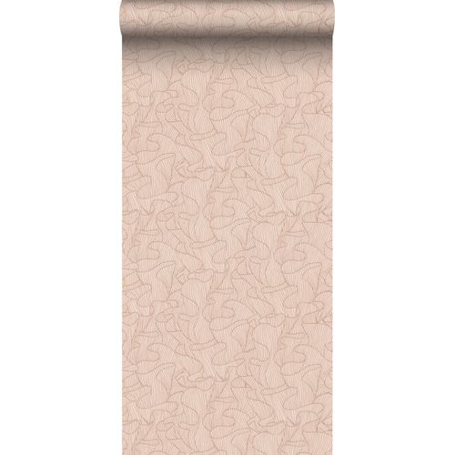 Estahome Behang Koraal Terracotta Roze - 50 X 900 Cm - 139501