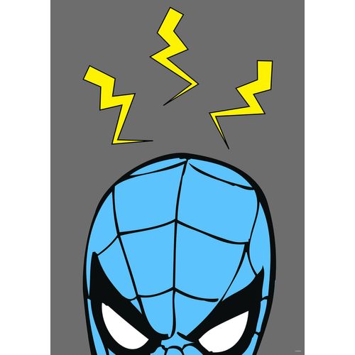 Komar Poster Spider Man Blauw En Grijs - 40 Cm X 50 Cm - 612847